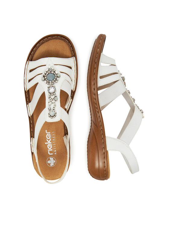 Rieker Rieker Sandalen 60839-80 Weiß
