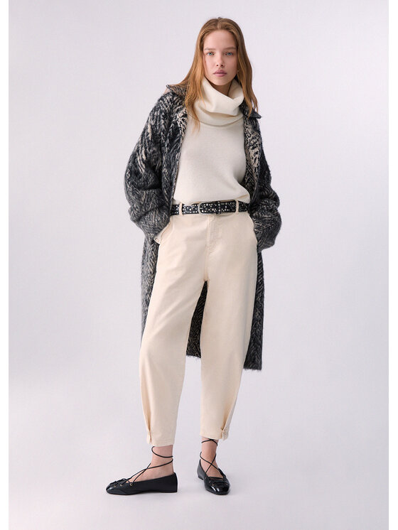 Liu Jo Liu Jo Pantaloni di tessuto UF6130T702A30905 Bianco Regular Fit