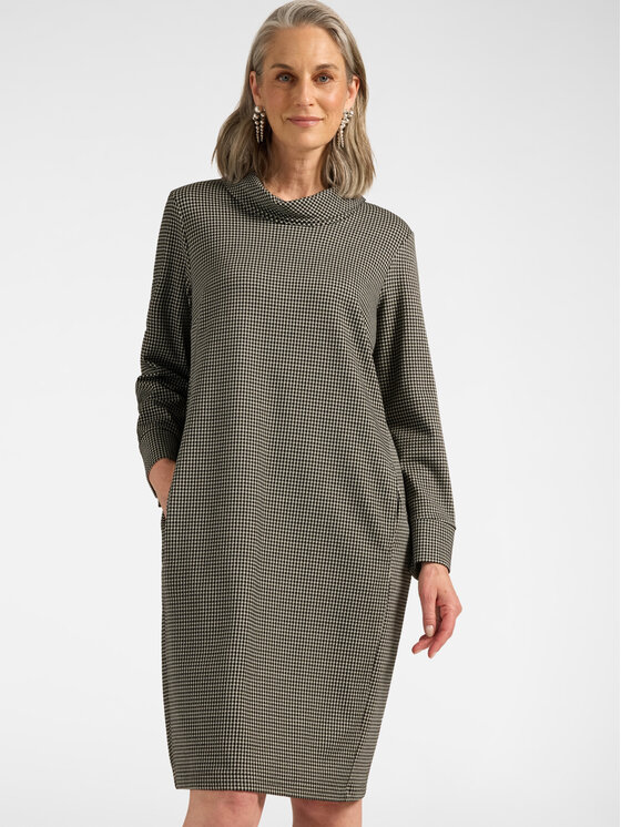 Elena Mirò Elena Mirò Sukienka codzienna 7006Z000132N001 Czarny Regular Fit
