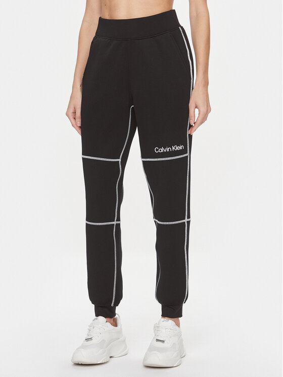 Calvin Klein Performance Pantaloni trening 00GWF3P636 Negru Relaxed Fit