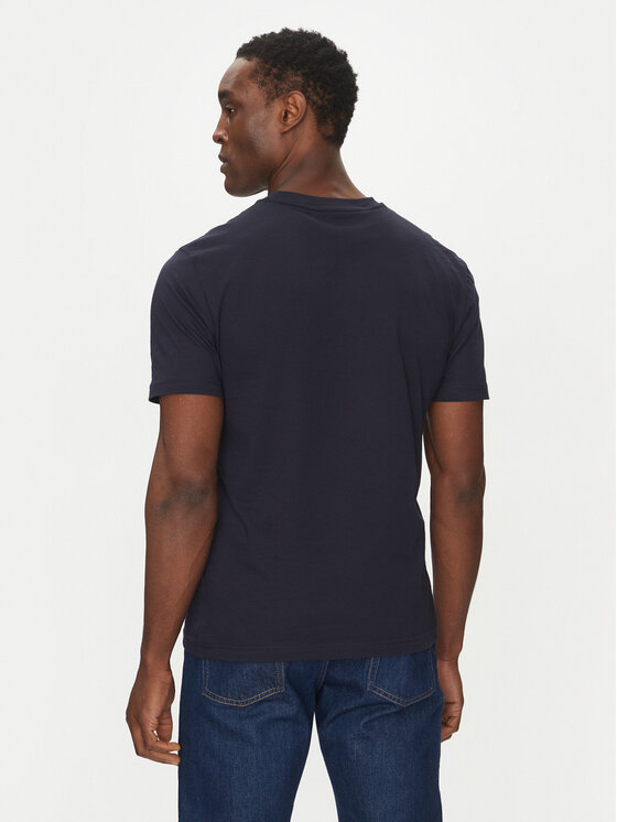 Calvin Klein Calvin Klein T-särk Double Logo K10K114149 Tumesinine Regular Fit