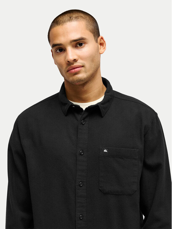 Quiksilver Quiksilver Сорочка Motherfly Solid EQYWT04651 Чорний Regular Fit