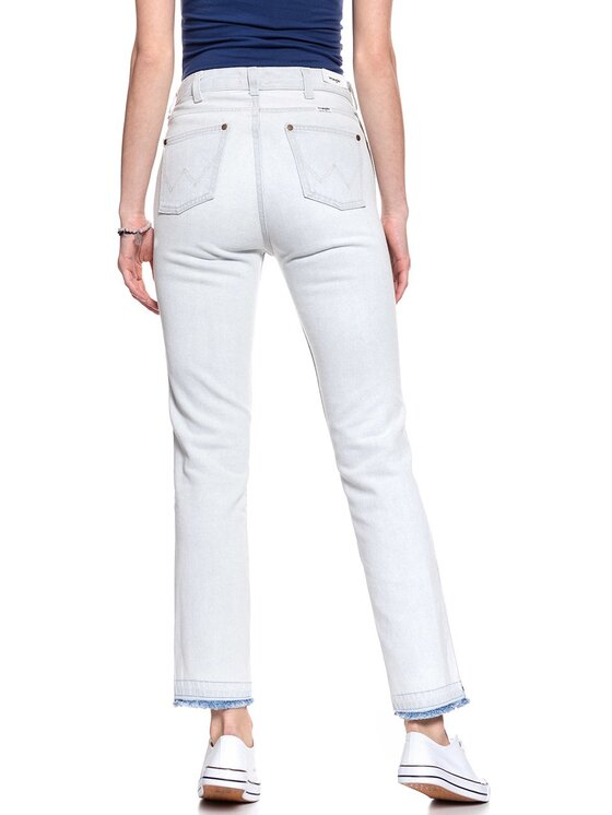 Wrangler Wrangler Jeansy RETRO SLIM Biały Skinny Fit