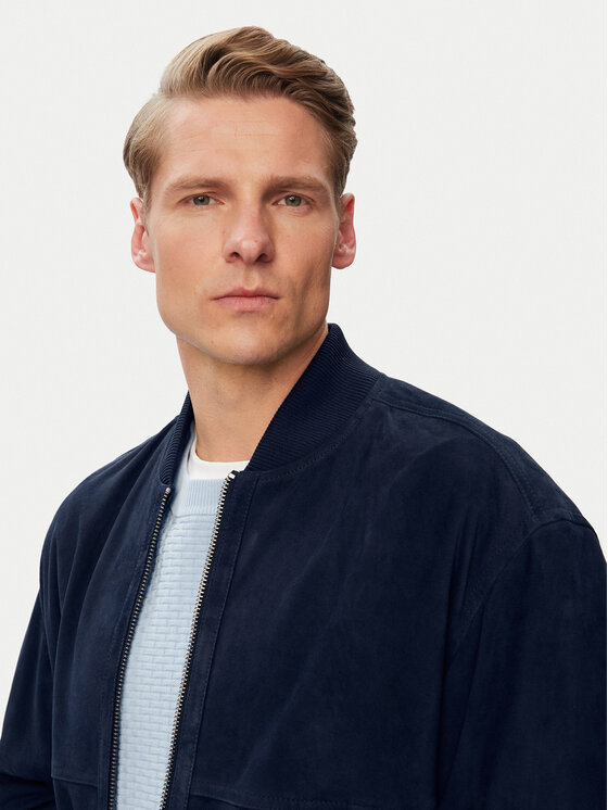 BOSS BOSS Odinė striukė Jonorve 50562519 Tamsiai mėlyna Regular Fit