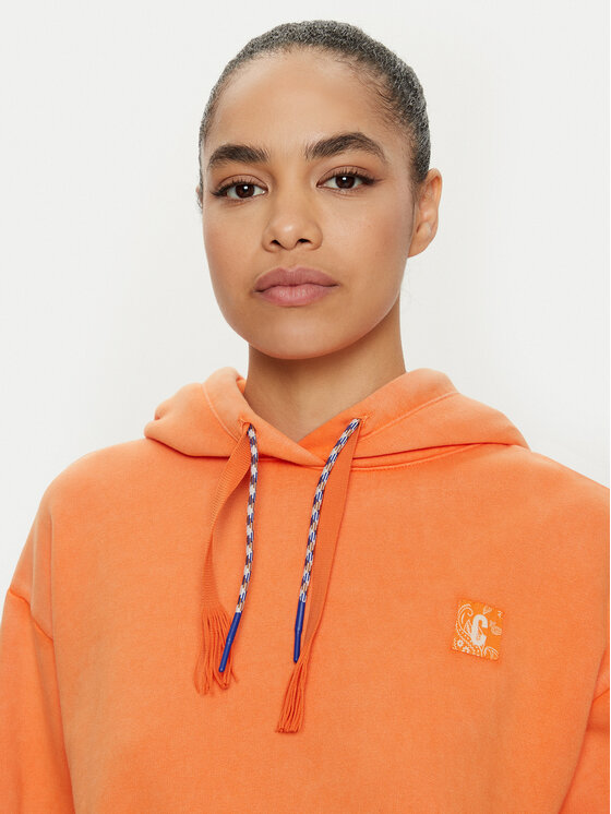 Champion Champion Majica dugih rukava 117441 Narančasta Loose Fit