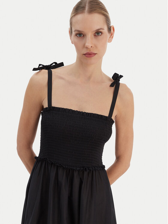 KARL LAGERFELD KARL LAGERFELD Letné šaty A2W46009 Čierna Regular Fit
