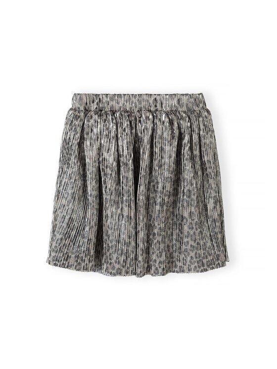 minoti minoti Spódnica plisowana 32SKIRT160 Srebrny Regular Fit
