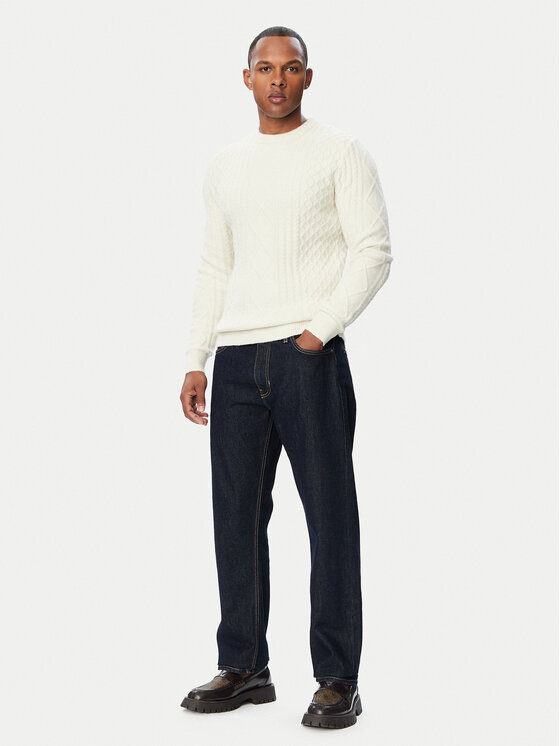 Guess Guess Sweter M6BR2 8Z1549 Kremowy Regular Fit