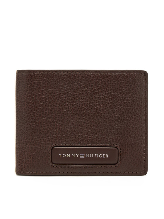 Tommy Hilfiger Tommy Hilfiger Μεγάλο Πορτοφόλι Ανδρικό Th Monogram Mini Cc Wallet AM0AM13251 Καφέ