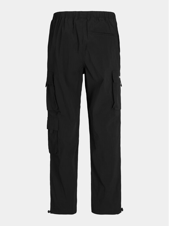 Jack & Jones Jack & Jones Spodnie materiałowe Karl 12253626 Czarny Loose Fit