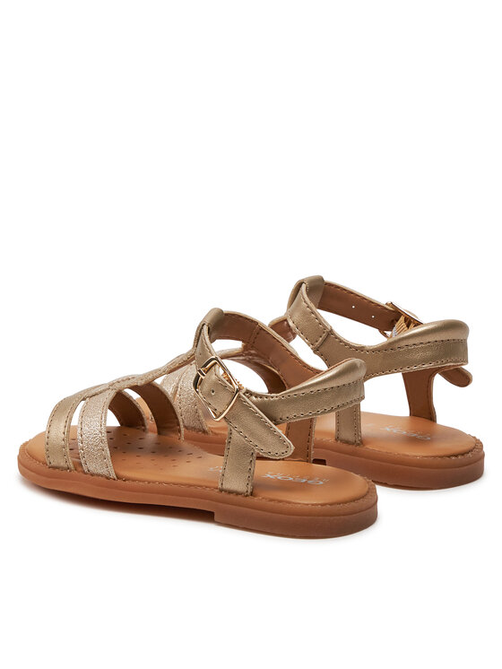 Geox Geox Sandály J Sandal Karly Girl J4535H 0NFQD C2010 M Zlatá