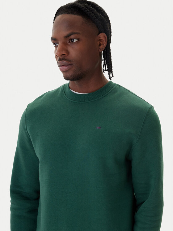 Tommy Jeans Tommy Jeans Суитшърт DM0DM20741 Зелен Regular Fit