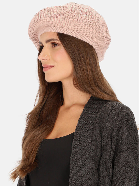 L’AF L’AF Beret Piwonia Różowy