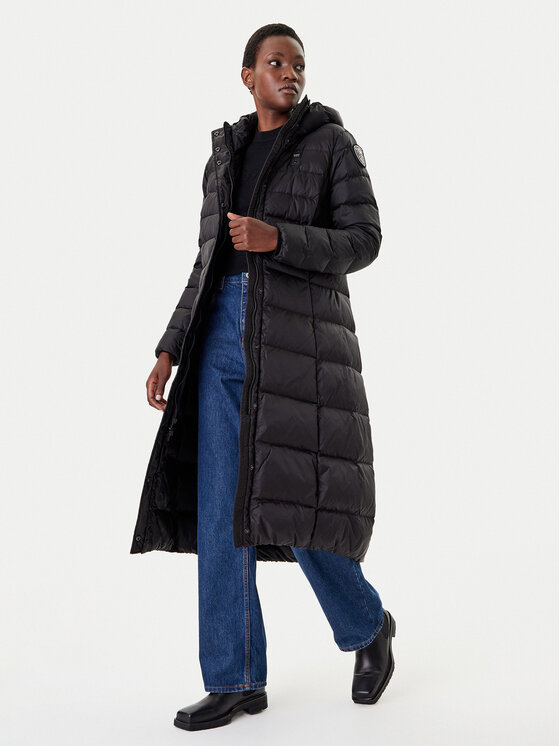 Blauer Blauer Kurtka puchowa 25WBLDK03101 Czarny Regular Fit