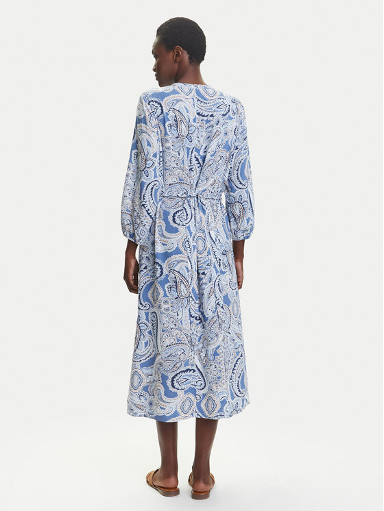 Olsen Olsen Rochie tip cămașă 13002020 Albastru Regular Fit