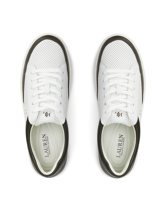 LAUREN RALPH LAUREN LAUREN RALPH LAUREN Sneakersy Hailey Low-Top Lace-Up 802951391004 Biały