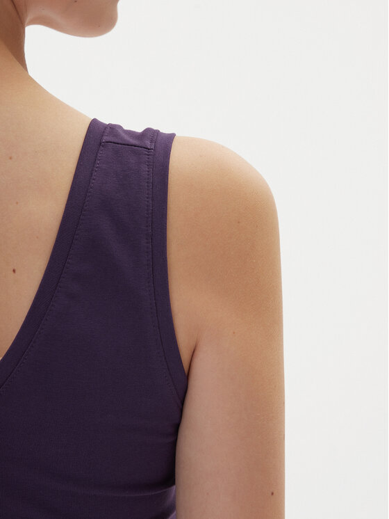 adidas adidas Top Essentials Small Logo KB7127 Violett Slim Fit