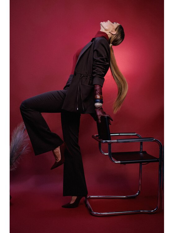 Made of Emotion Made of Emotion Marynarka M873 Brązowy Modern Slim Fit