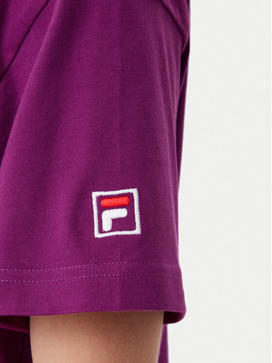 Fila Fila T-Shirt Leffinge FAW1029 Fialová Loose Fit