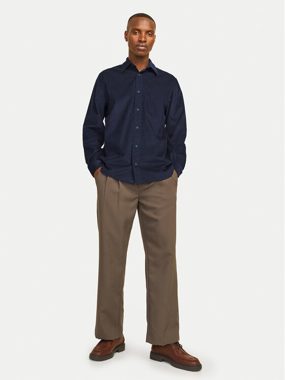 Jack & Jones Jack & Jones Koszula Cregent 12260725 Granatowy Comfort Fit