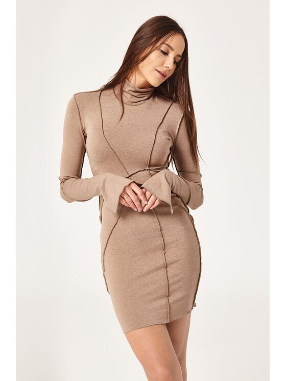 MANDRAGORA Vestito di maglia Kiss&Tell Beige Flexible Fit