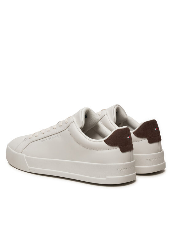 Tommy Hilfiger Tommy Hilfiger Сникърси Court Better Lth FM0FM05322 Екрю