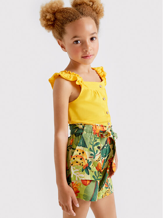 Completo top e pantaloncini 3281 Multicolore