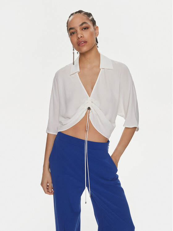 Patrizia Pepe Patrizia Pepe Блузка 2C1553/A8I1-W146 Білий Regular Fit