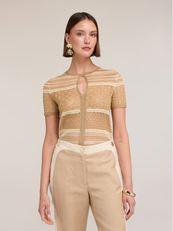 Motivi Motivi Maglione M211W103933N0R8 Crema Regular Fit