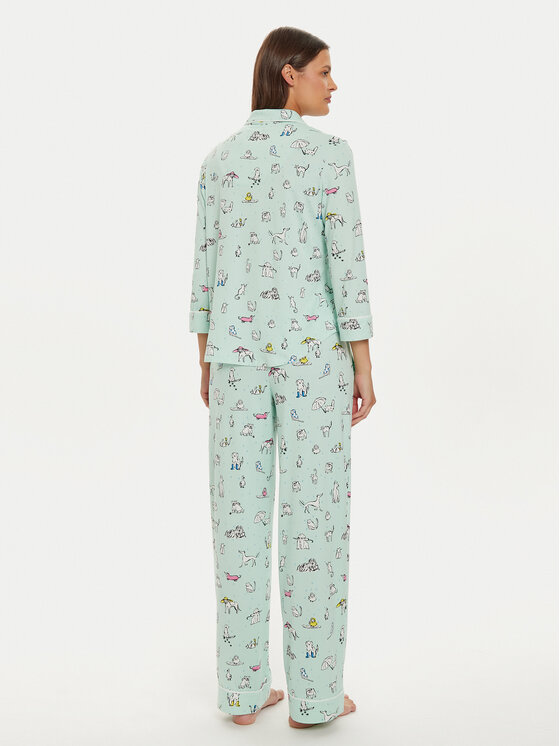 Kate Spade Kate Spade Pižama KSI92712 Žalia Regular Fit