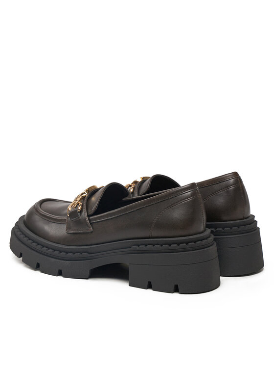 TWINSET TWINSET Loafersy 242TGT114 Brązowy