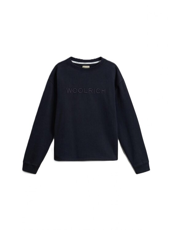 Woolrich Woolrich Μπλούζα cfwwsw0135frut3858-100 Μαύρο Regular Fit