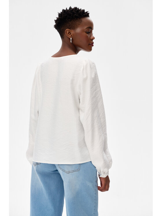blue shadow blue shadow Bluzka Sofie Écru Regular Fit