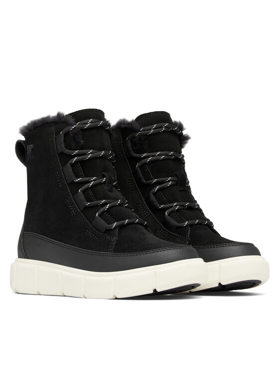 Sorel Sorel Μπότες Χιονιού Youth Explorer III Lace Wp 2088511010 Μαύρο