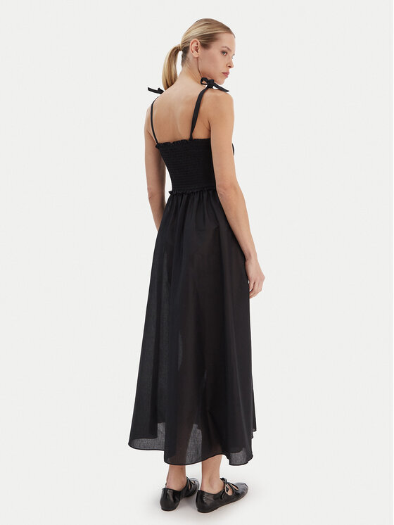 KARL LAGERFELD KARL LAGERFELD Rochie de vară A2W46009 Negru Regular Fit