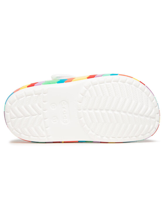 Crocs Crocs Plätud Crocband Chevron Beaded Clog K 207007 Valge