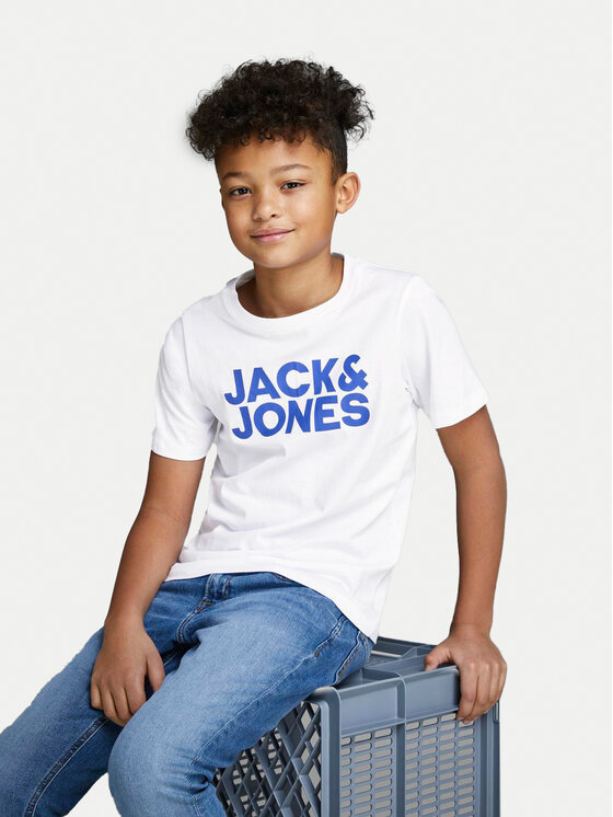 Jack&Jones Junior Jack&Jones Junior T-shirt 12152730 Bijela Regular Fit