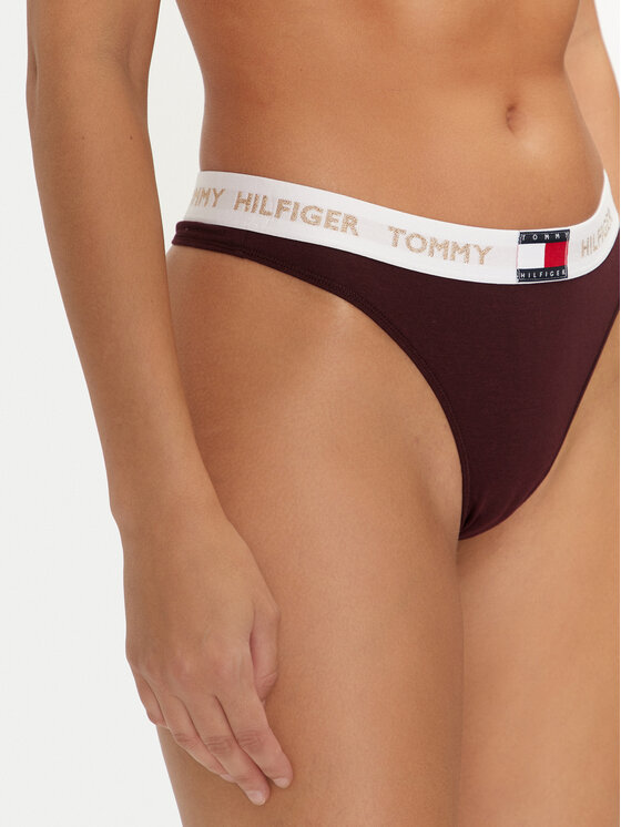 Tommy Hilfiger Tommy Hilfiger Stringid UW0UW05655 Bordoopunane