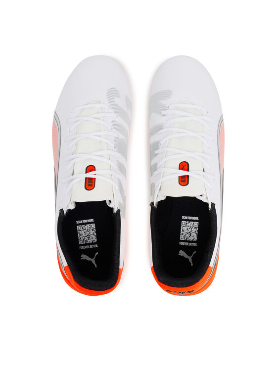 Puma Puma Čevlji za nagomet King Match Fg/Ag 108832 01 Bela
