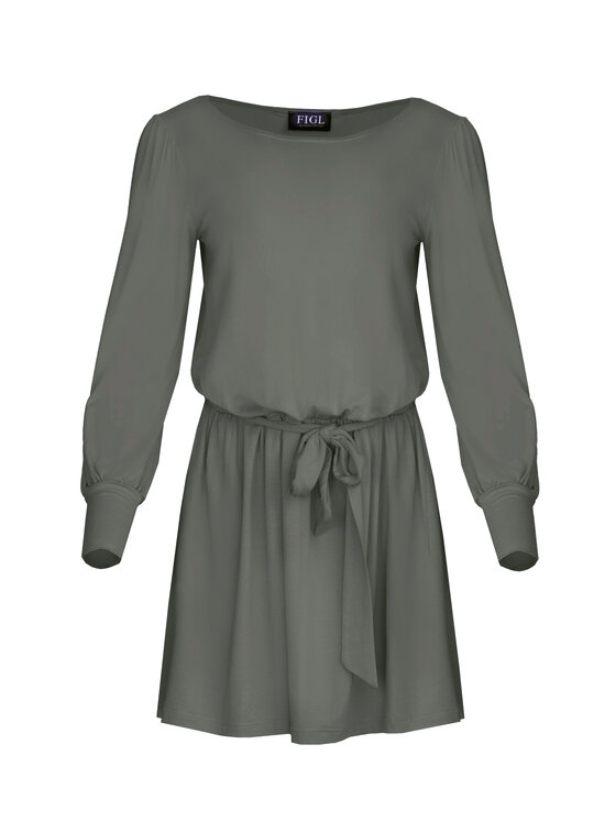 FIGL FIGL Sukienka M576 Khaki Regular Fit