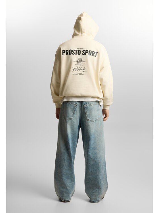 PROSTO. PROSTO. Bluza Club Biały Oversize