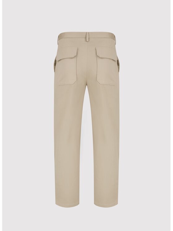 Pako Lorente Pako Lorente Spodnie materiałowe P24WF-WX-003 Beżowy Carrot Fit
