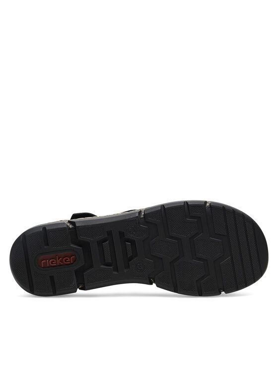 Rieker Rieker Sandále V2301-00 Čierna