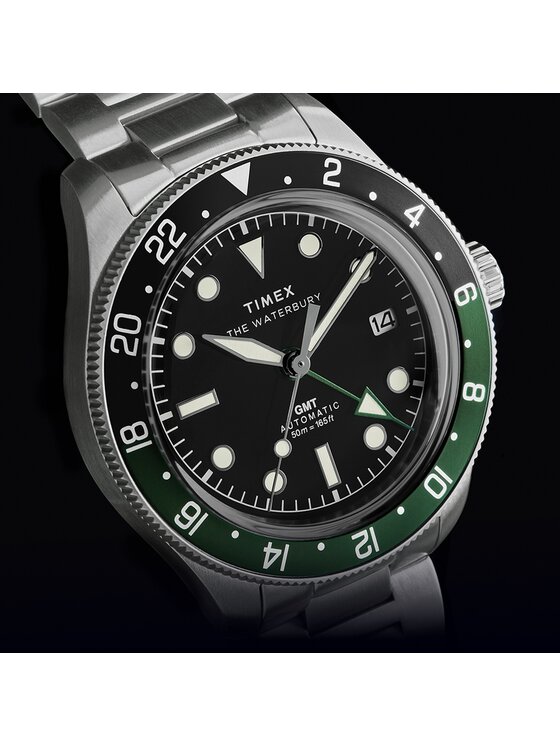 Timex Timex Zegarek TW2Y60800 Srebrny