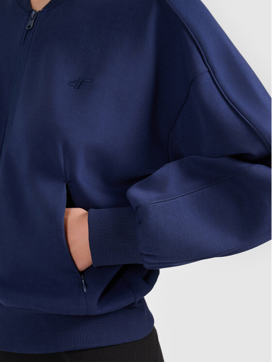 4F 4F Bluza 4FWAW26TSWSF2668-31S Granatowy Active Fit