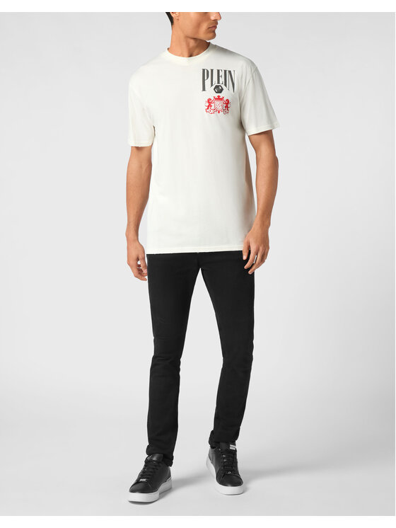 PHILIPP PLEIN PHILIPP PLEIN Tričko 21099 Biela Regular Fit