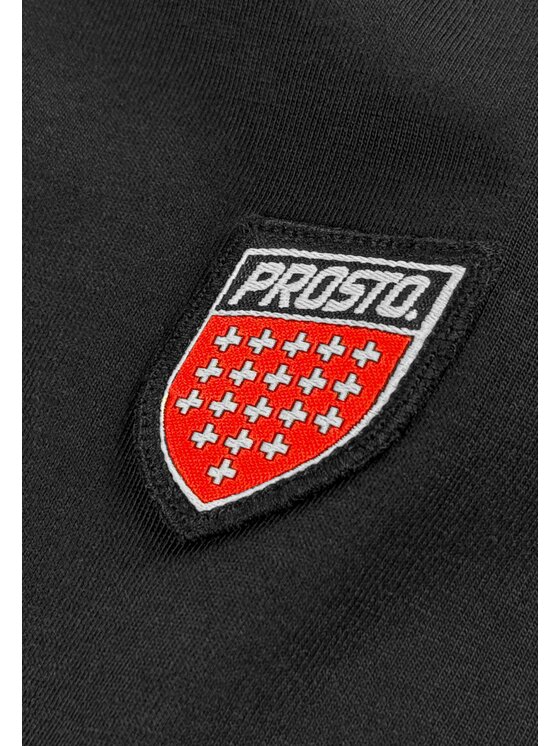 PROSTO. PROSTO. T-Shirt Small Shield KL261MTEE1071 Czarny Regular Fit