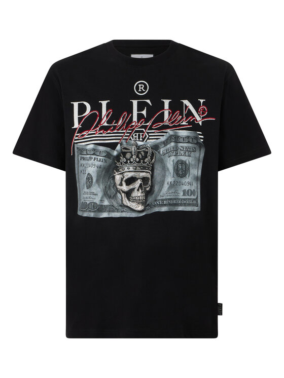 PHILIPP PLEIN PHILIPP PLEIN T-Shirt 31102 Czarny Regular Fit