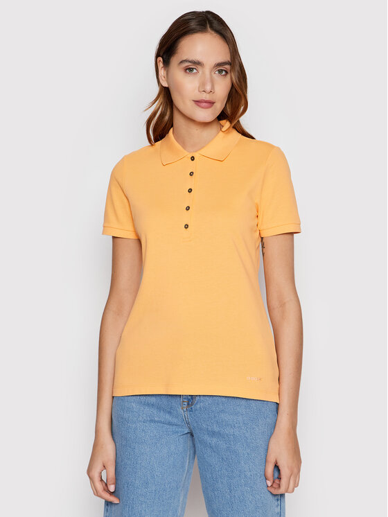 Geox Tricou polo W Sustainable B W2510B T2649 F7416 Portocaliu Regular Fit