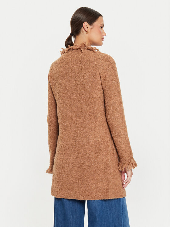 Marella Marella Pletena jopica Regina 2423906024 Rjava Regular Fit